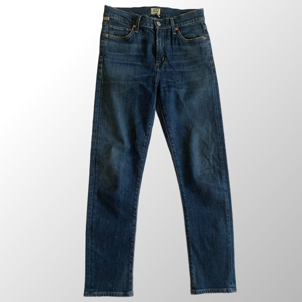 Citizens Of Humanity Harlow Ankle Mid Rise Slim Womens Jeans Sz 25‎ (actual 27)